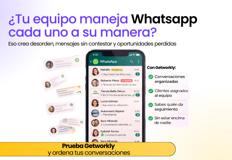Panel de Getworkly en uso