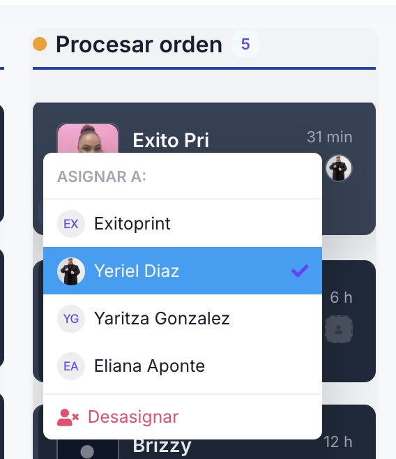 Asignación UI