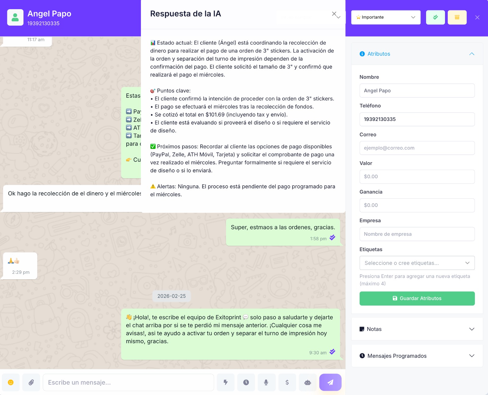 Respuestas Inteligentes con IA